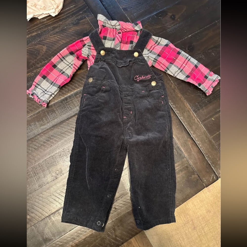 18 Month Carhartt Corduroy Overalls